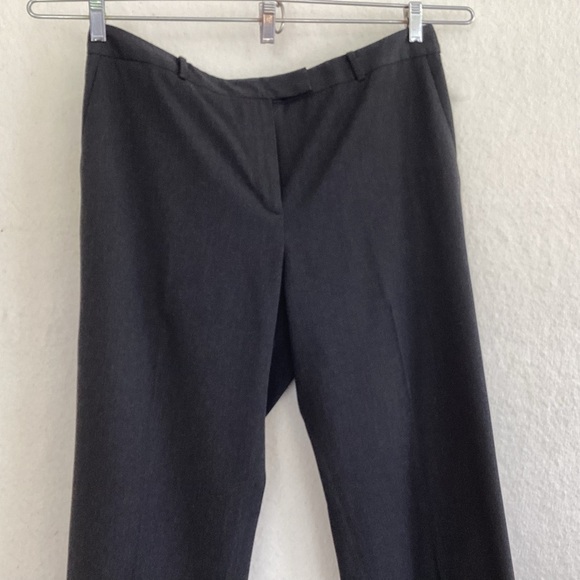 Brooks Brothers Caroline Fit Heather Charcoal Green Stretch Dress Pants 16 - Picture 2 of 6